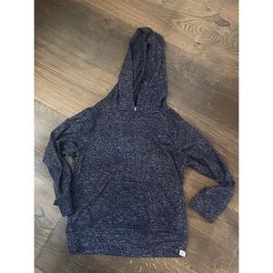 Baby Gap Toddler Pullover Hoodie Navy Speckled Knit Casual Size 5 Years